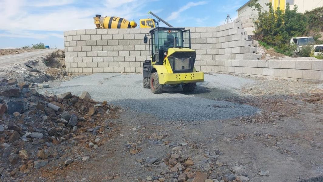 Устройство подпорной стены ПС-1, ПС-2 на объекте «Склад железобетонных изделий, по ул. Днепровская, д.21а, .в г. Владивостоке»